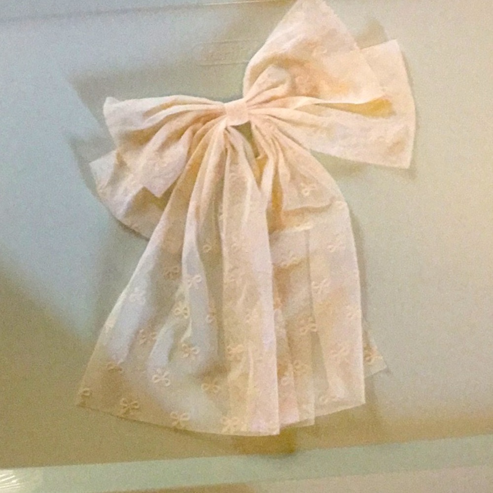 Fabric hair ribbon